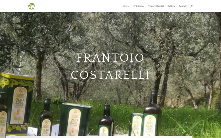 Zrzut ekranu frantoiocostarelli.it