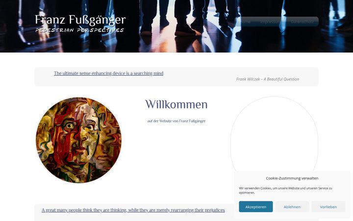 Ekraanipilt saidist franz-fussgaenger.de