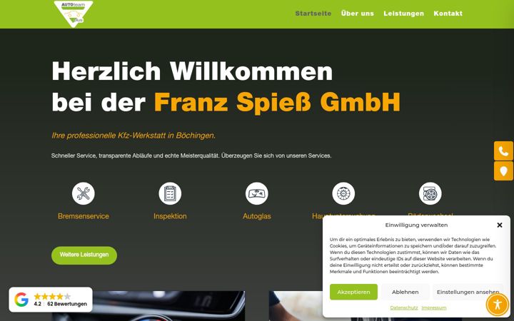 Екранна снимка на franz-spies-gmbh.de