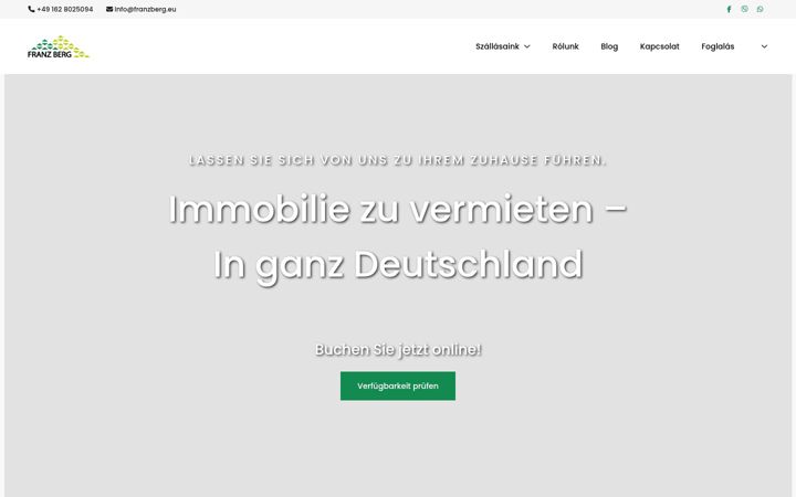 Screenshot of franzberg.eu