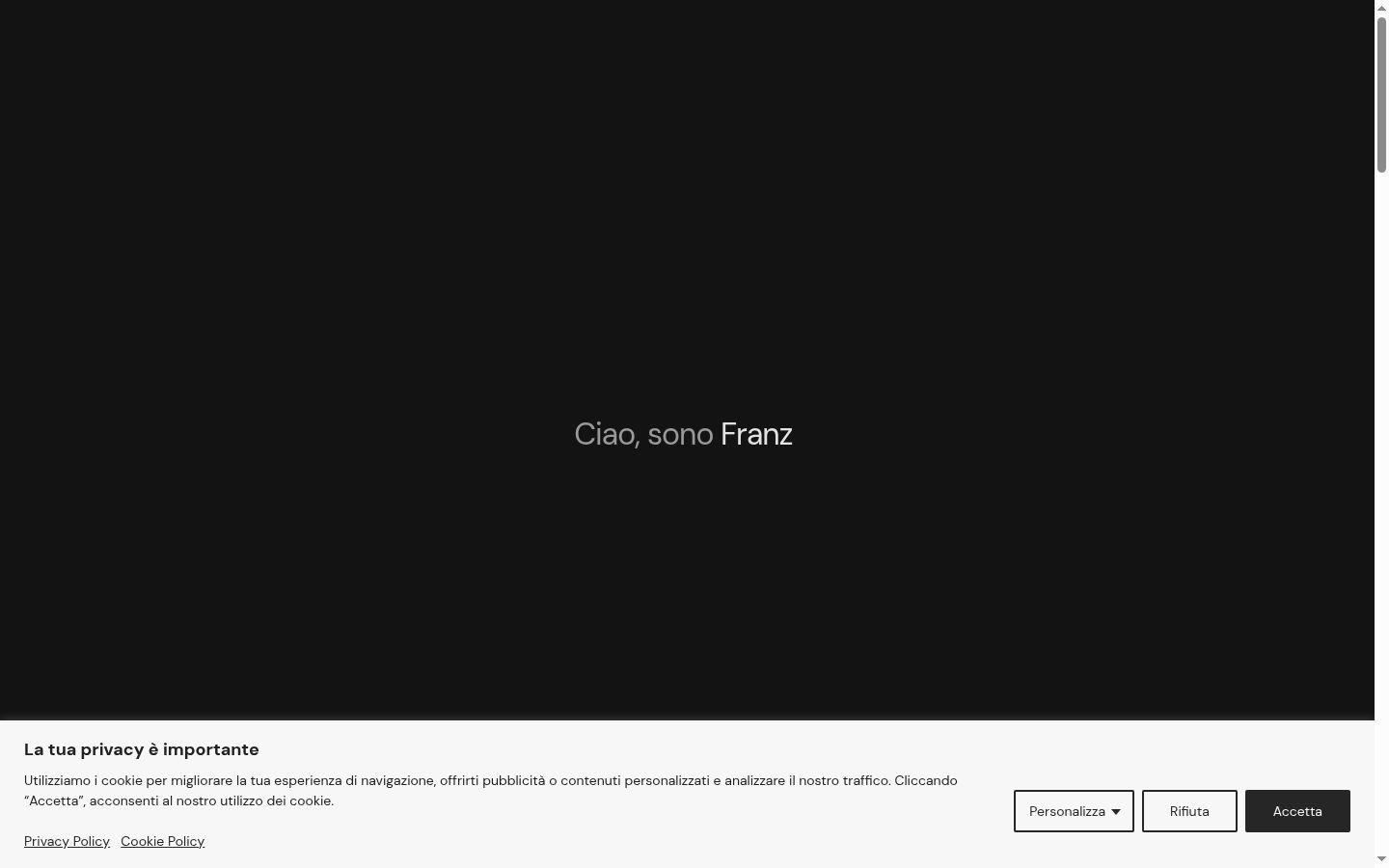 Screenshot van de toestemmingsbanner zoals getoond vóór enige interactie