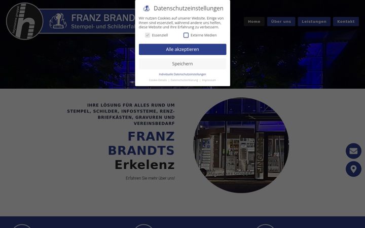 Képernyőkép: franzbrandts.de