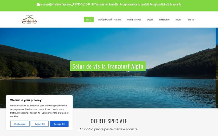 Screenshot of franzdorfalpin.ro