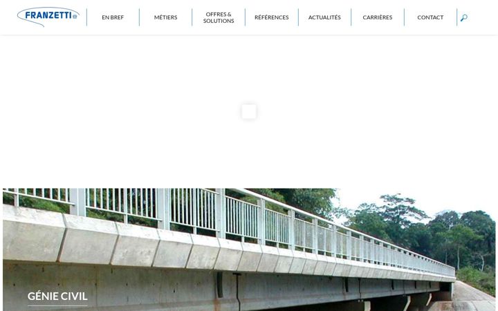 Screenshot of franzetti-ci.com