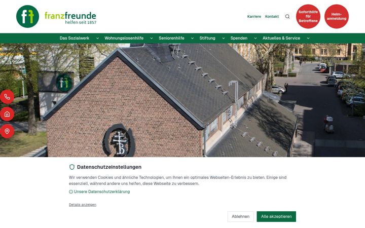 Képernyőkép: franzfreunde.de