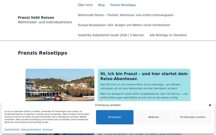 Képernyőkép: franzi-liebt-reisen.de