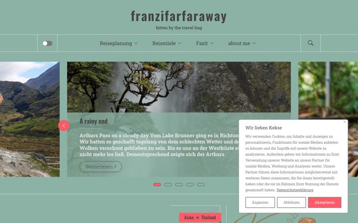 Képernyőkép: franzifarfaraway.de