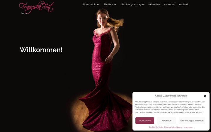 Screenshot of franziska-fait.com
