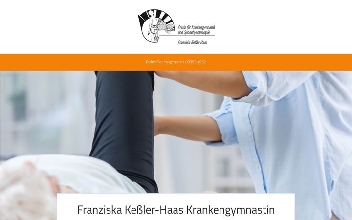Екранна снимка на franziska-kessler-haas-krankengymnastin.de