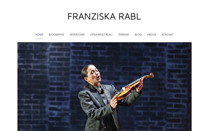 Екранна снимка на franziska-rabl.de