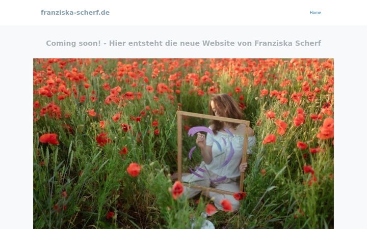 Screenshot of franziska-scherf.de