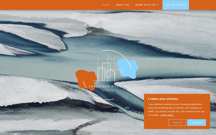 Screenshot of franziskaragnarsvisuals.com