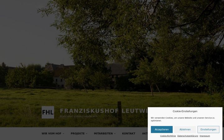 Screenshot of franziskushof-leutwitz.de