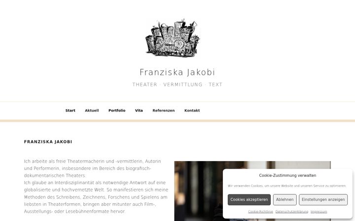 Screenshot of franzjakk.com