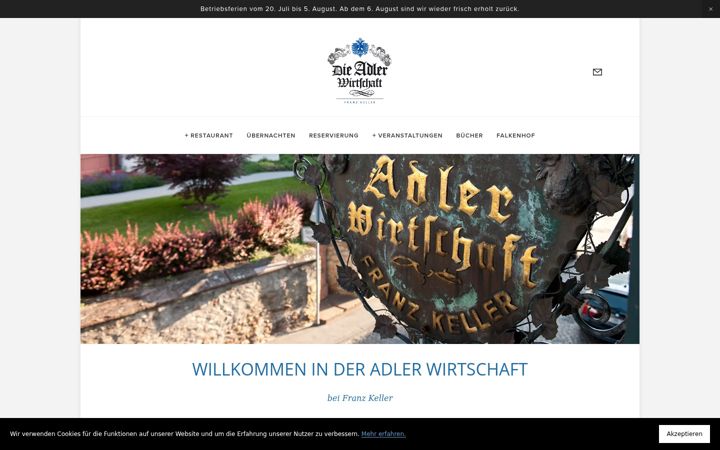 Screenshot of franzkeller.de