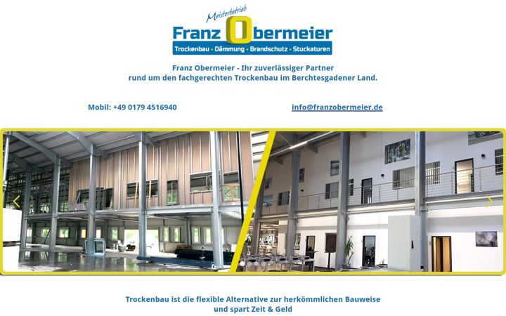 Screenshot of franzobermeier.de