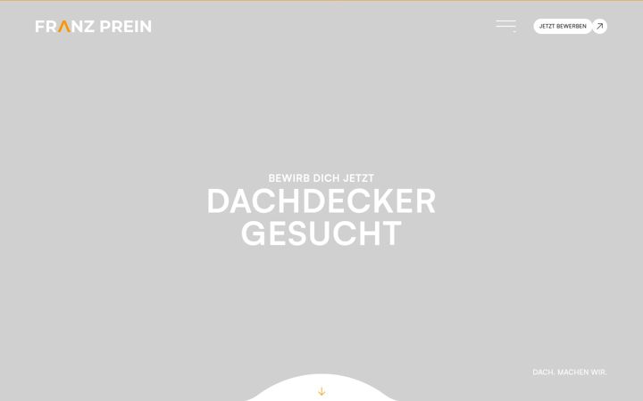 Captura de pantalla de franzprein.de