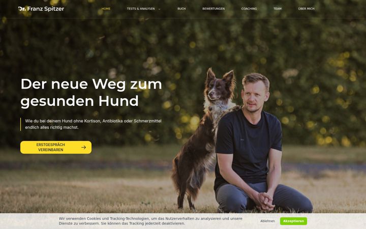 Screenshot of franzspitzer.de
