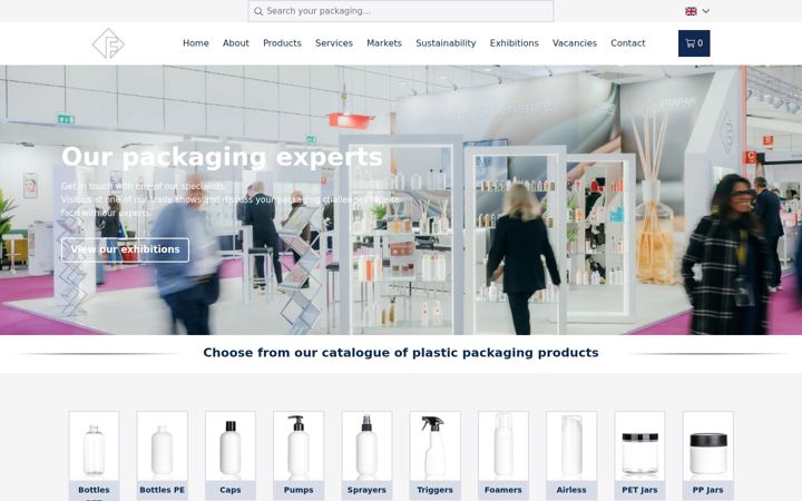 Screenshot of frapak.com