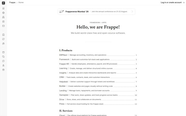 frappe.io