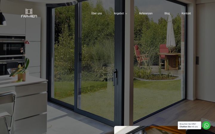 Screenshot of fraremfenster.de