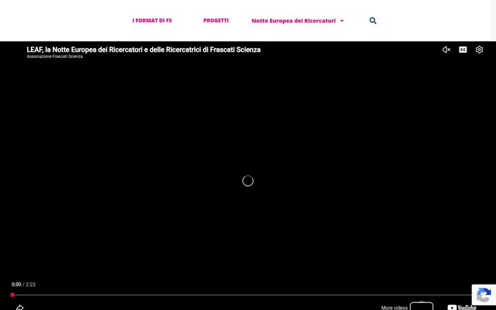 Screenshot von frascatiscienza.it