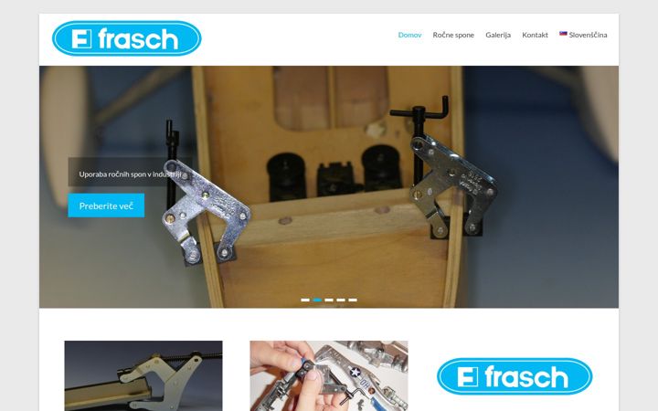 Captura de ecrã de frasch.si