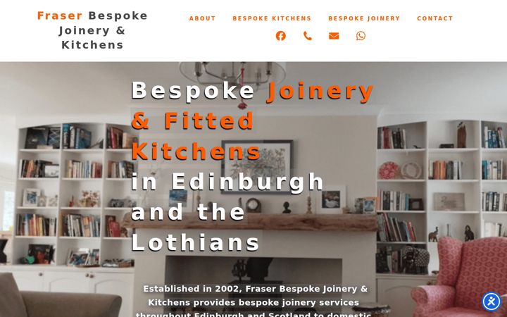 Екранна снимка на fraser-joinery.co.uk