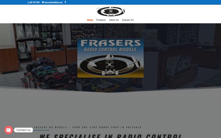 Skærmbillede af frasersrcmodels.co.za