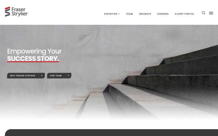 Screenshot of fraserstryker.com