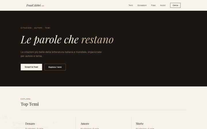 Screenshot of frasi-celebri.net