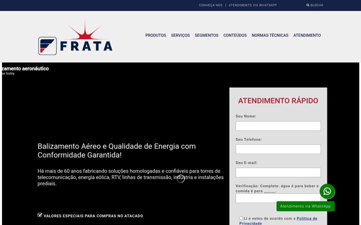 Екранна снимка на frata.com.br