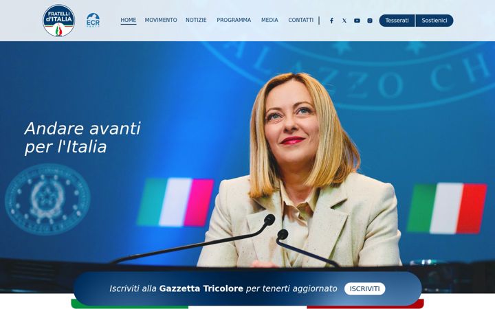 Screenshot von fratelli-italia.it