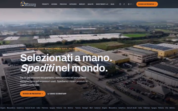 Screenshot of fratelliascione.it