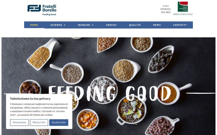 Screenshot of fratelliborello.com