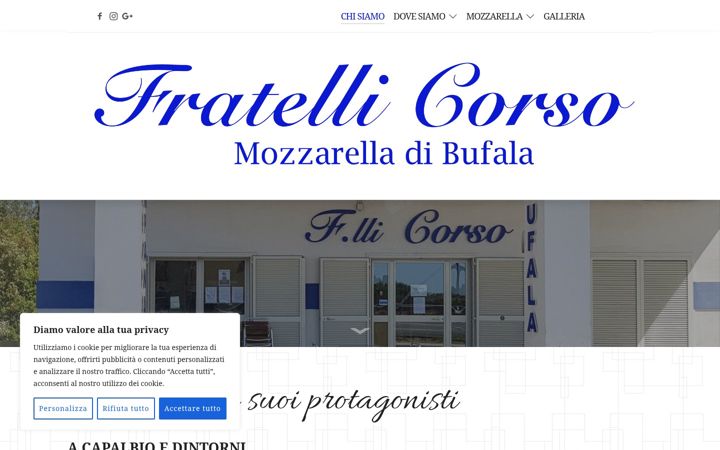 Screenshot of fratellicorso.it
