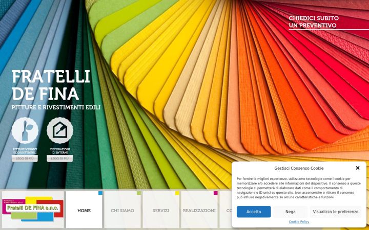 Screenshot of fratellidefina.it