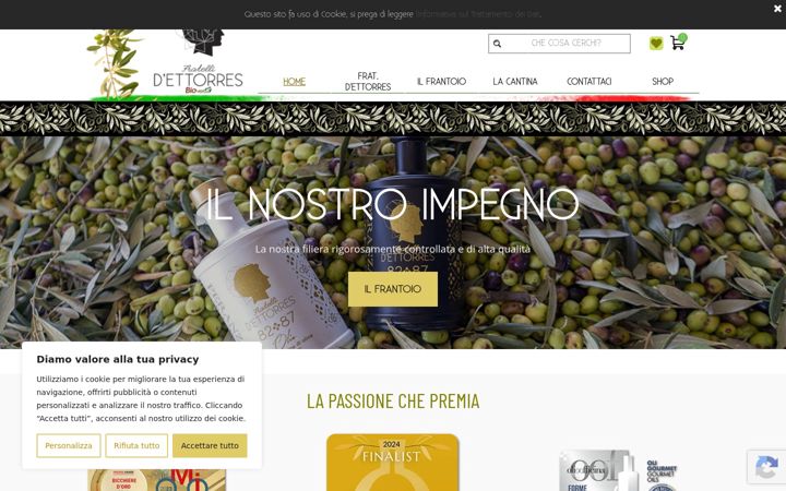 Screenshot ta' fratellidettorres.it