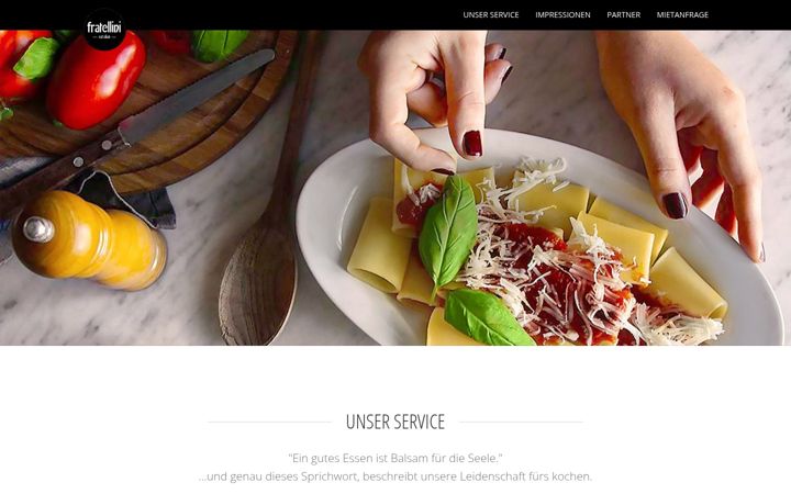 Screenshot of fratellini.de