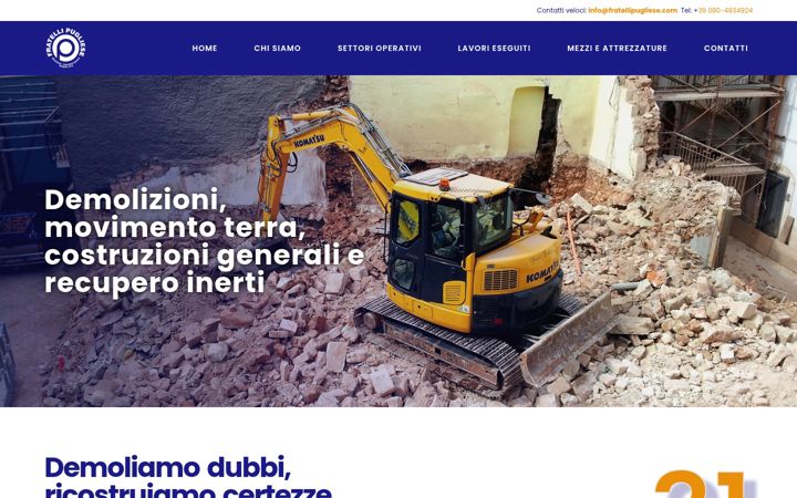 Screenshot of fratellipugliese.com