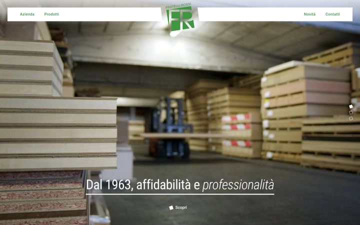 Screenshot of fratellirossi.com