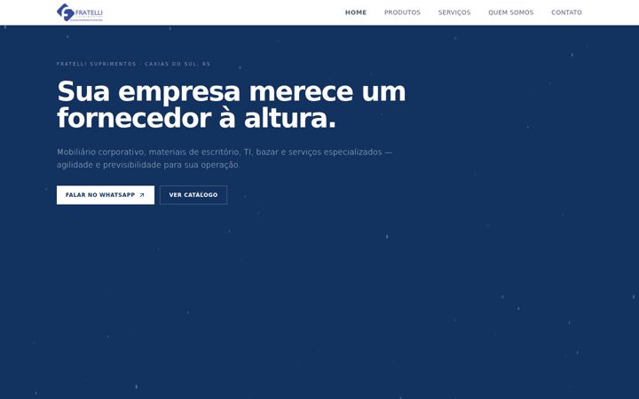 Képernyőkép: fratellisuprimentos.com.br