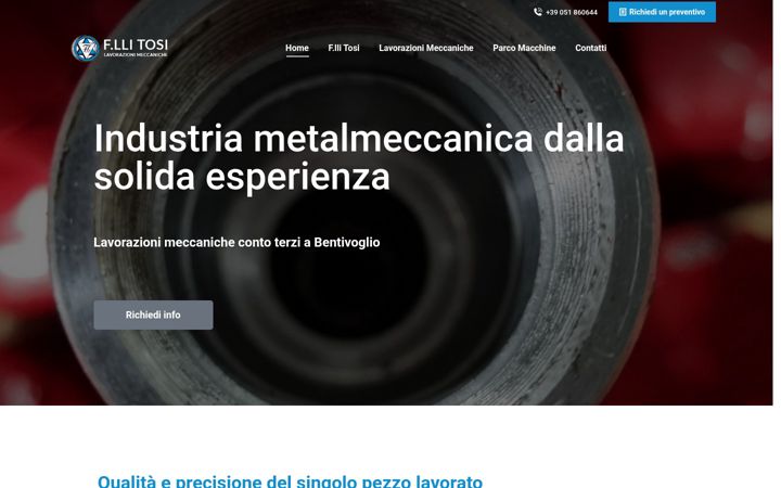 Screenshot of fratellitosisrl.com