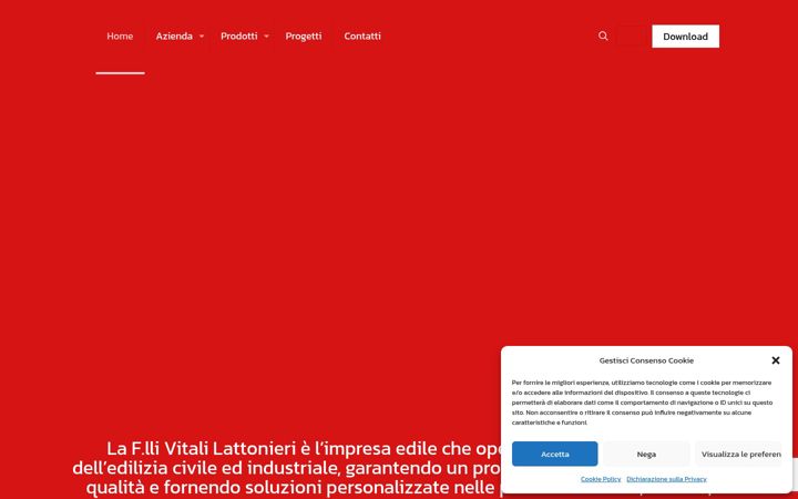 Skärmbild av fratellivitali.com