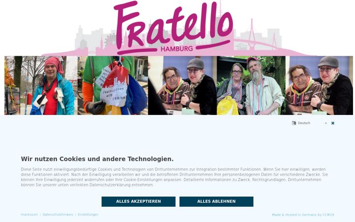 Screenshot of fratello-hamburg.de