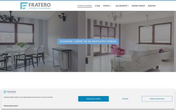Screenshot of fratero.pl