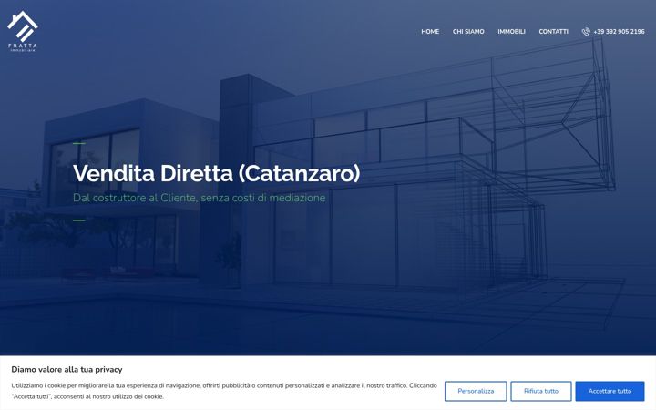 Screenshot of frattaimmobiliare.it
