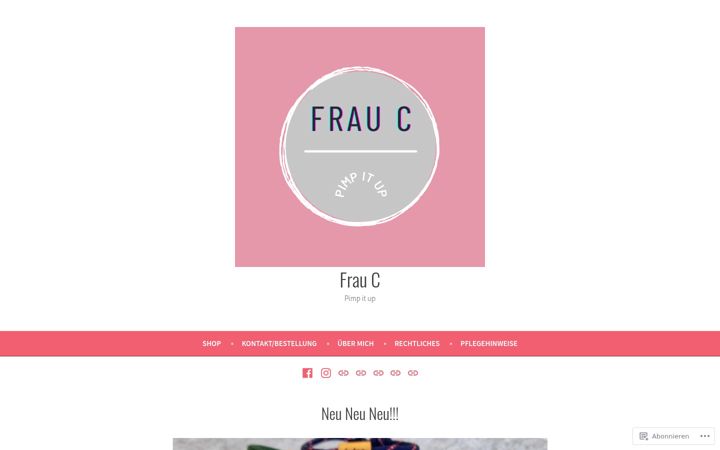 Screenshot of frau-c.com