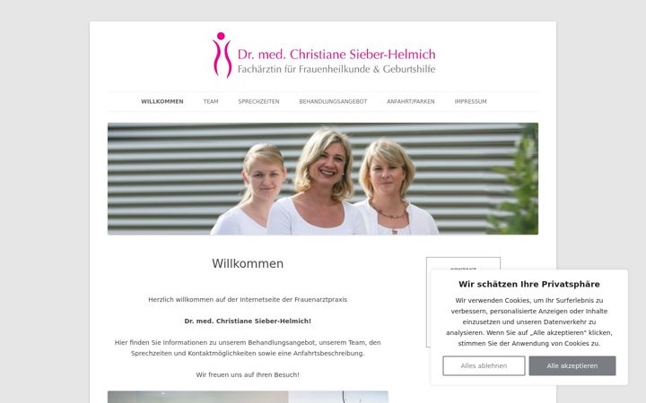 Screenshot of frau-gm.de