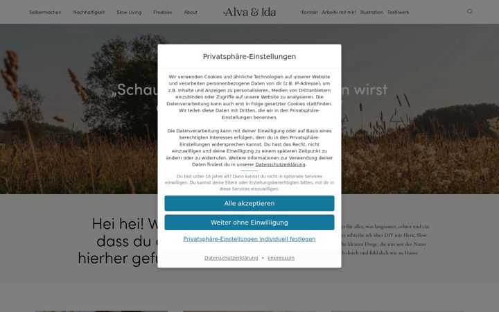 Screenshot of frau-liebling.com